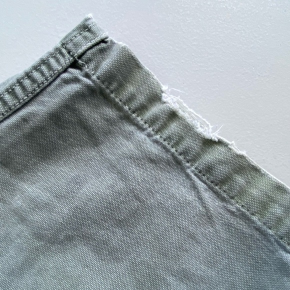 Vintage Gramicci Climbing Pants Large Green Tie Waist Hiking Y2K Gorpcore USA - Picture 11 of 13